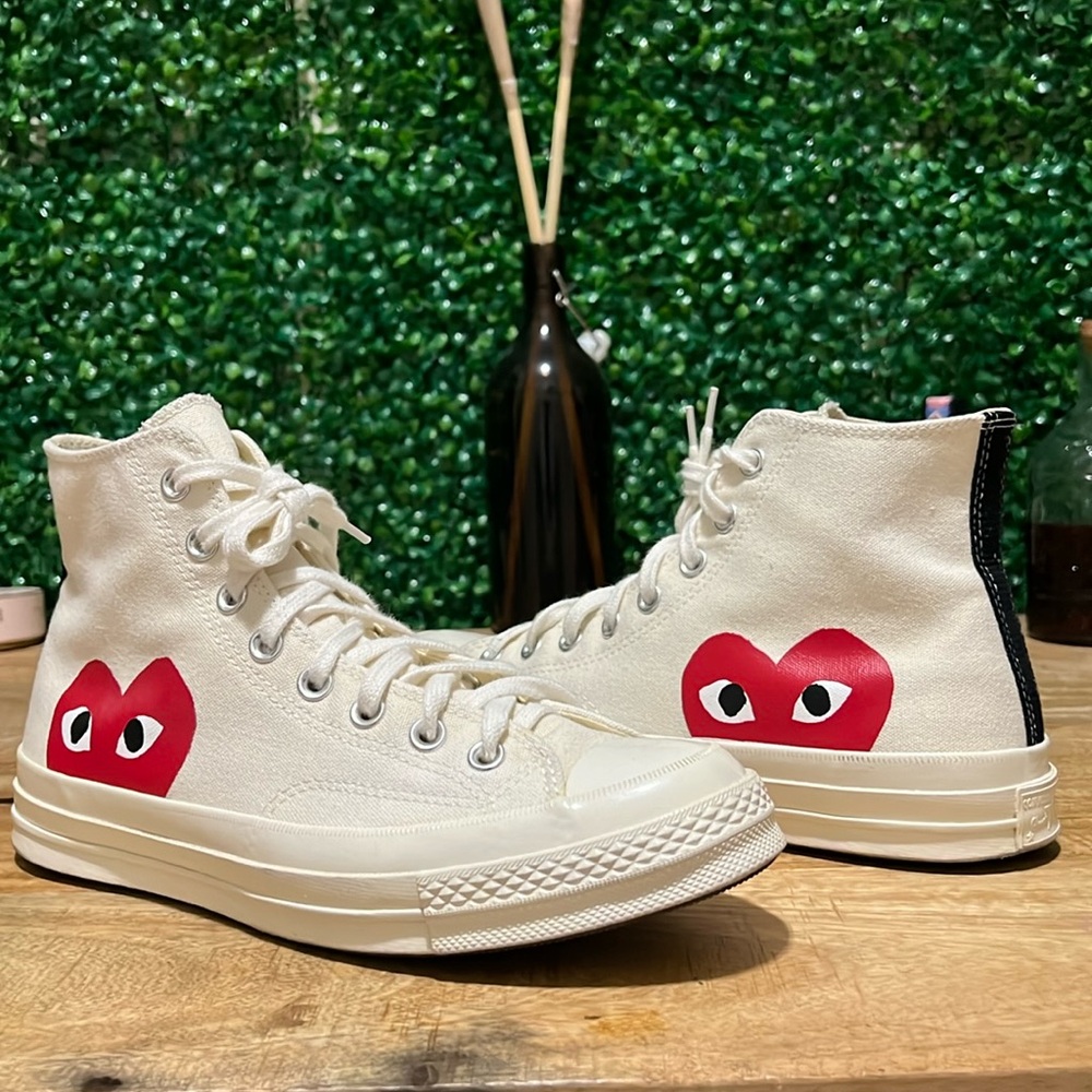 Comme Des Garçons Play x Chuck 70 High ‘Milk White’